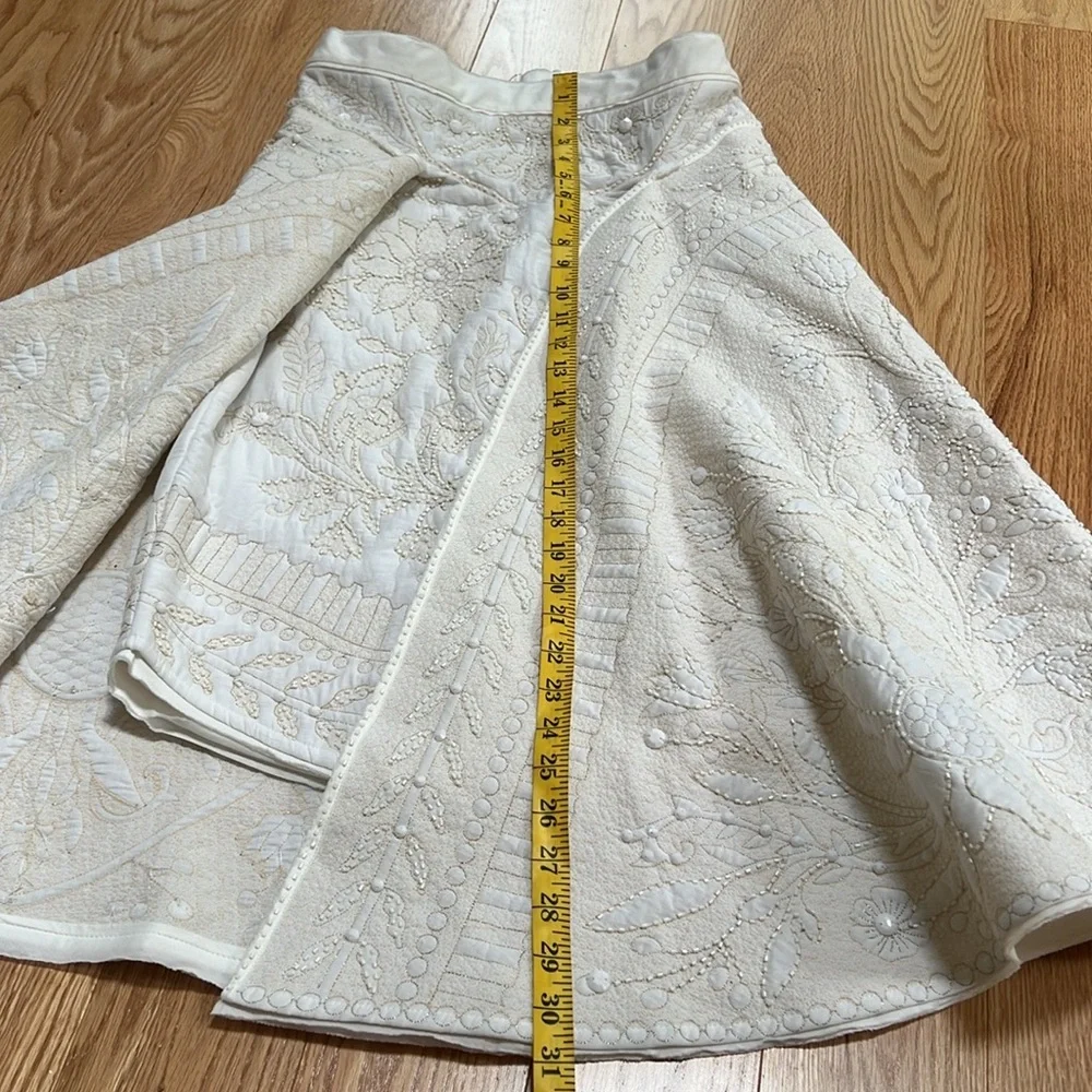 New! Zara Atelier limited edition medium beaded cape skirt. - Picture 12 of 16